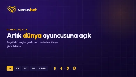 Venusbet global oyunculara açıldı: çok dilli platform ve uluslararası ödeme