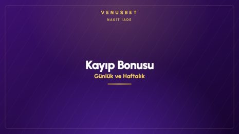 Venusbet’te iki kayıp bonusu var, aynı anda ikisini alamıyorsunuz
