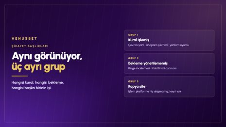 Venusbet Şikayet Konuları: Hangi Başlıklar Tekrar Ediyor?