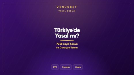 Venusbet Türkiye’de Yasal mı?